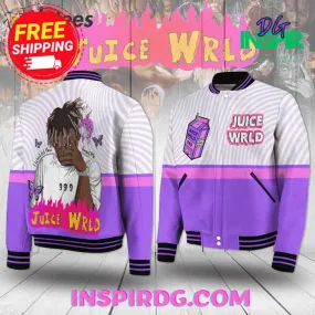 -Juice WRLD I Wont Let You Forget Me Baseball Jacket