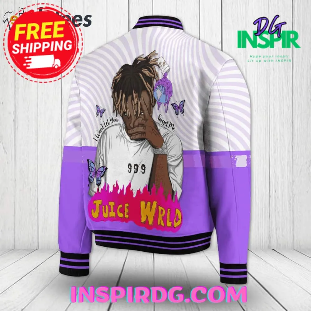 -Juice WRLD I Wont Let You Forget Me Baseball Jacket