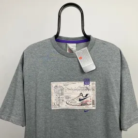 00s Nike Air Max 180 T-Shirt Grey XXL