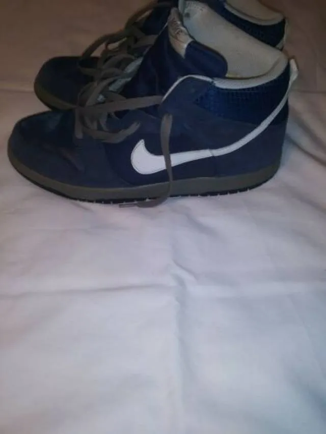 2010 Nike Dunk High Midnight Navy Size 13 - VTG Yankees ...