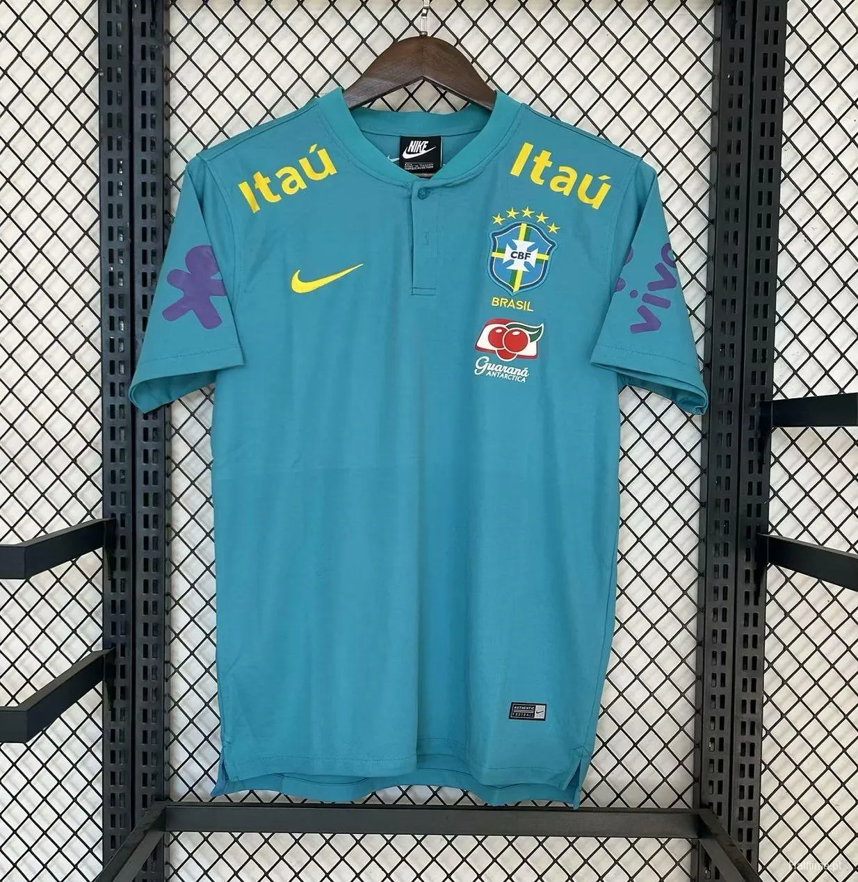 2022 Brazil Blue POLO Jersey