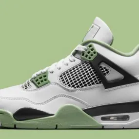 2023 Wmns Nike Air Jordan 4 Retro Seafoam 6-8 White Oil ...