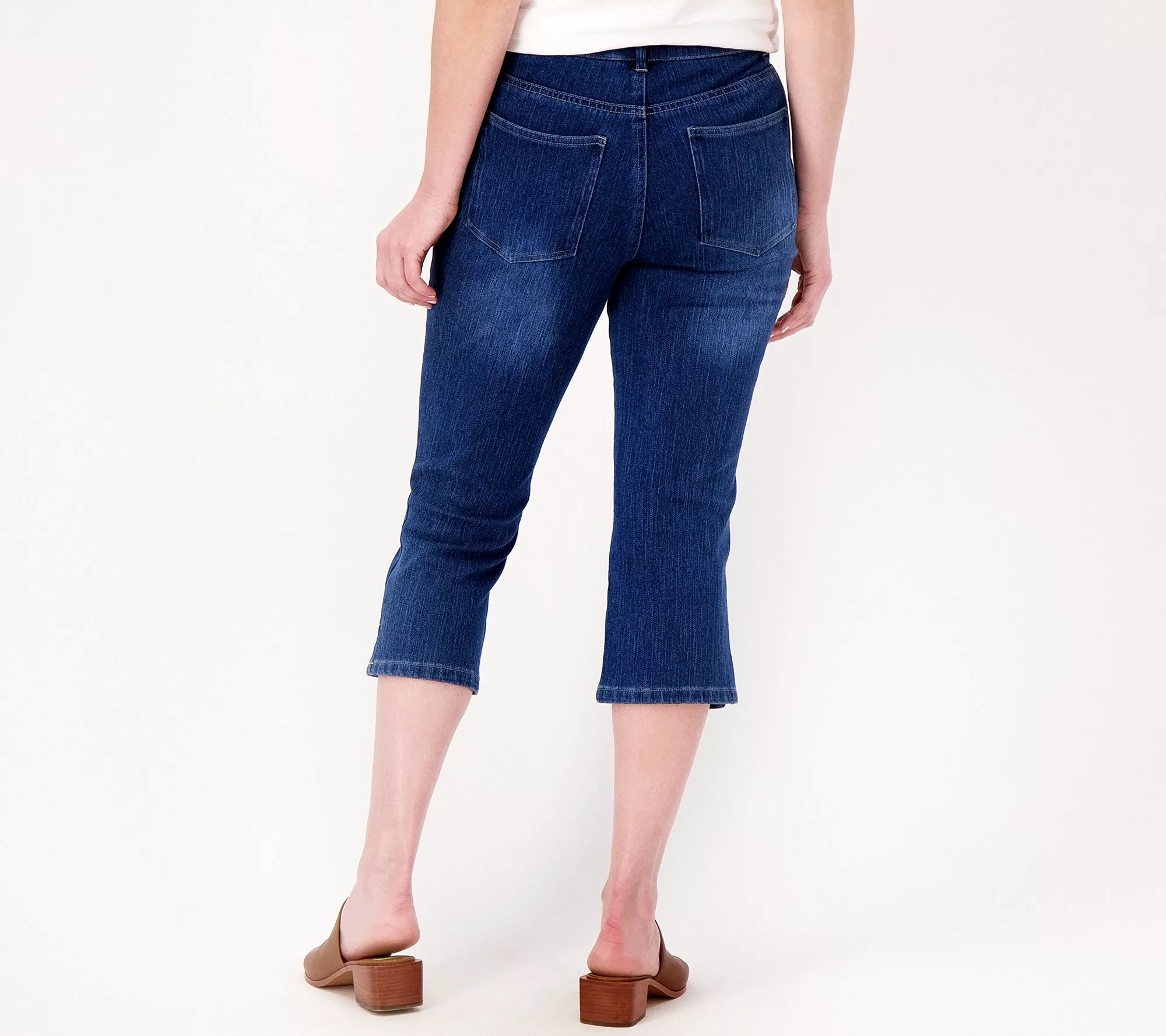 "As Is" Belle by Kim Gravel Regular Flexibelle Capri Jeans