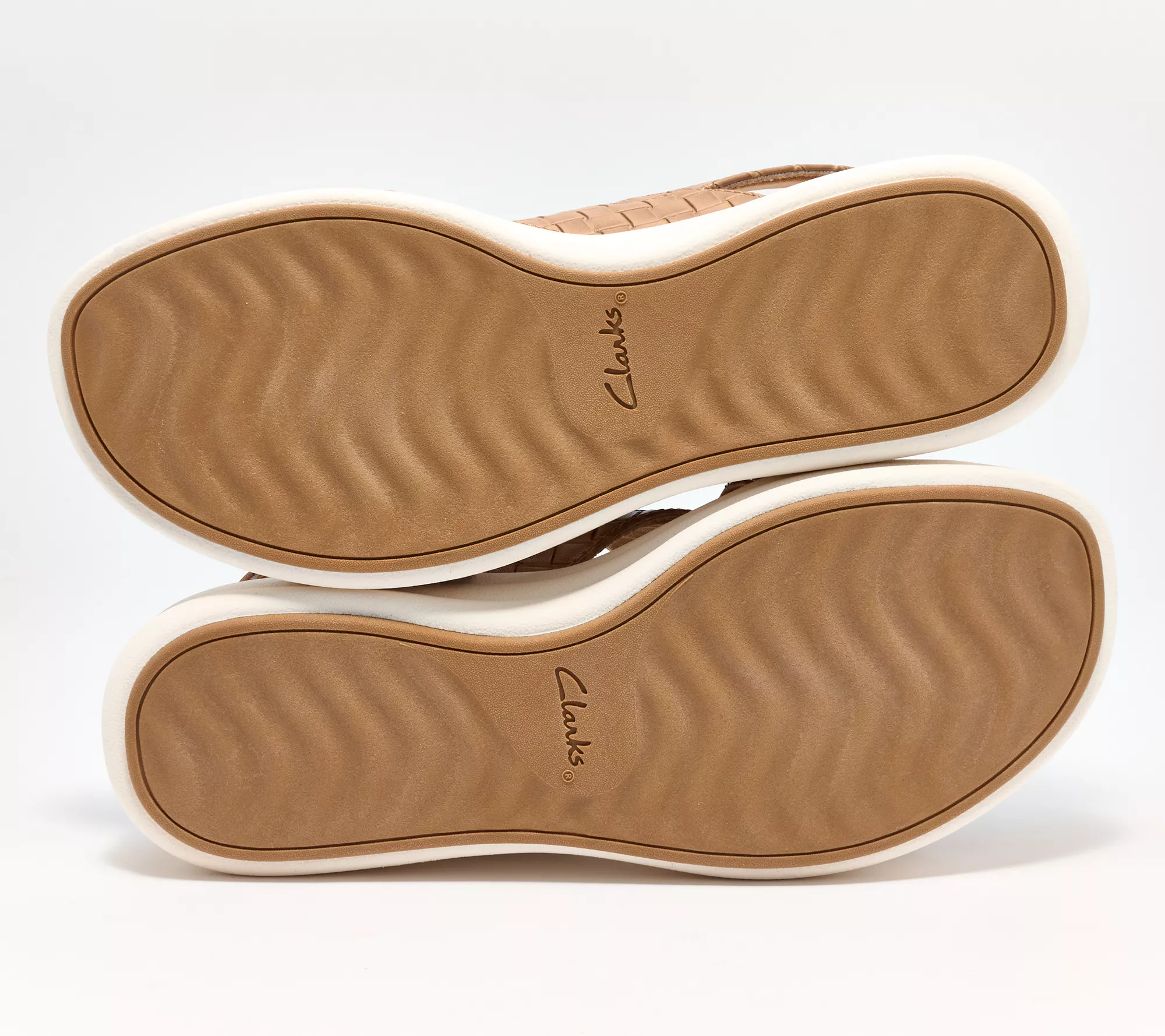 "As Is" Clarks Cloudsteppers Backstrap Sandals - Drift Sun