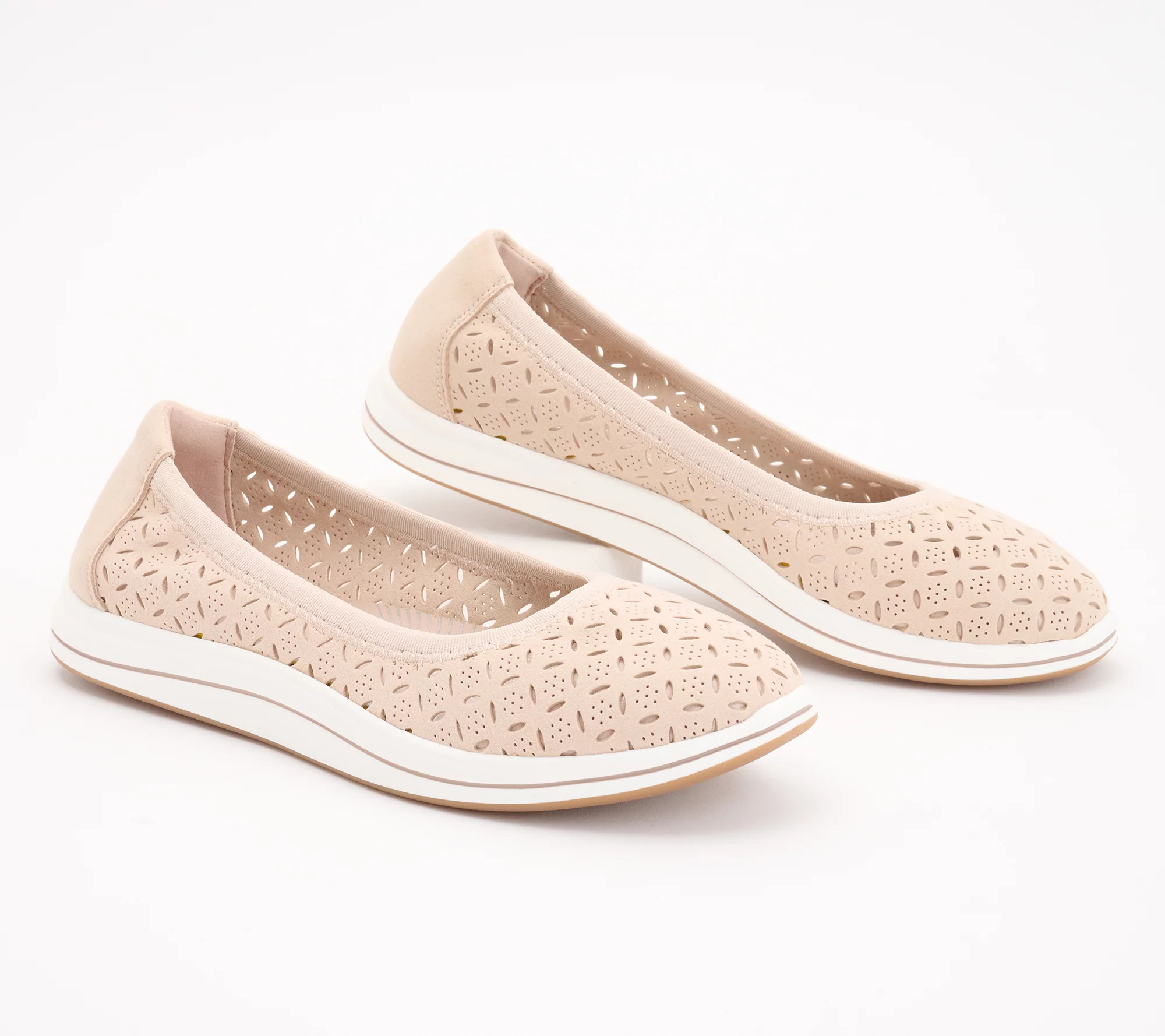 "As Is" Clarks Cloudsteppers Stretch Slip On Breeze Roam