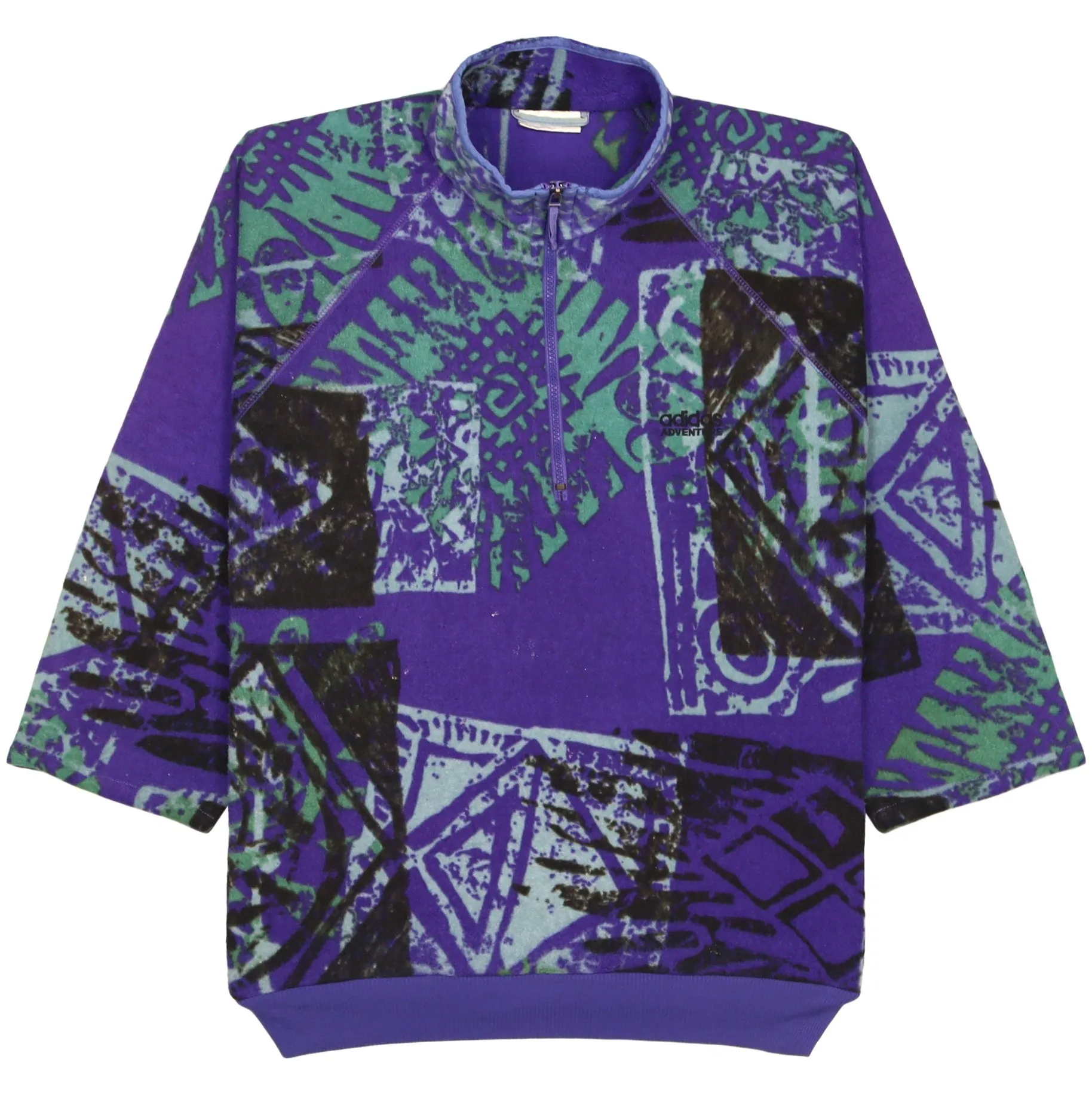 Adidas 90's Adventure Abstract Multicoloured Pullover fleece