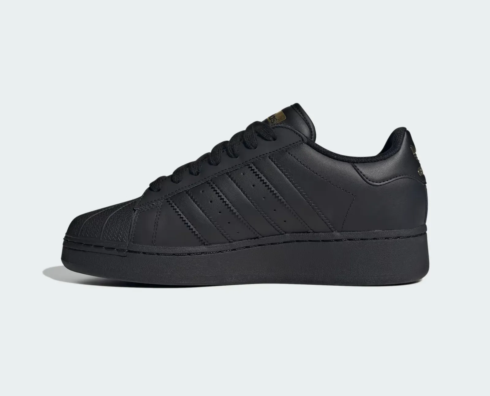 Adidas Originals Superstar XLG Core Black Gold Metallic ID4656