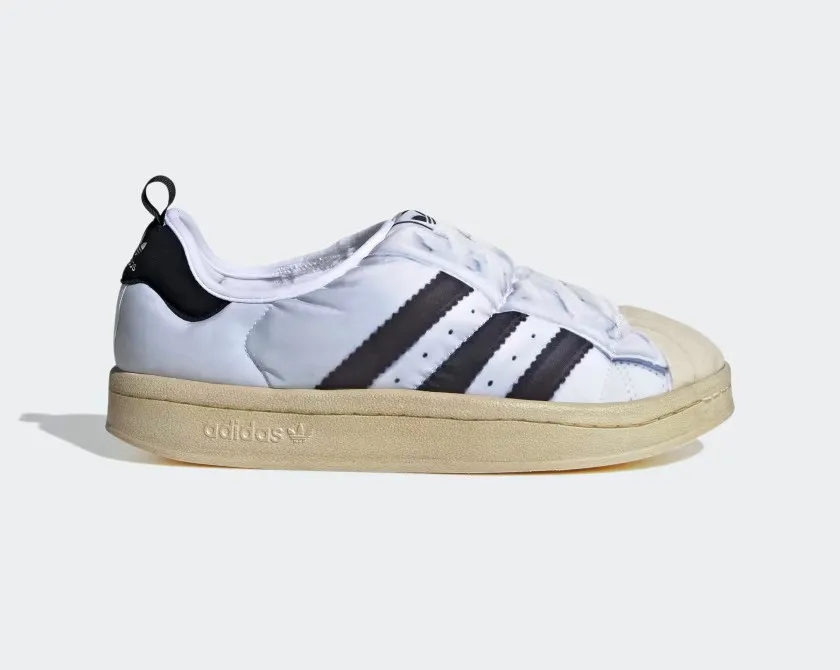 Adidas Puffylette Superstar Cloud White Core Black Off White HP6697