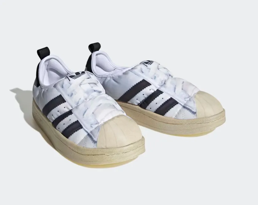 Adidas Puffylette Superstar Cloud White Core Black Off White HP6697