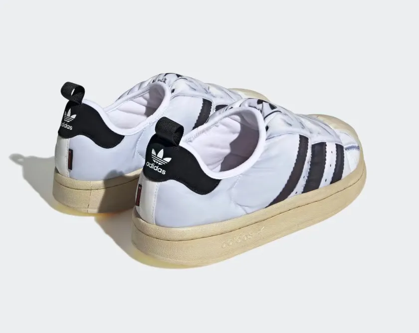 Adidas Puffylette Superstar Cloud White Core Black Off White HP6697