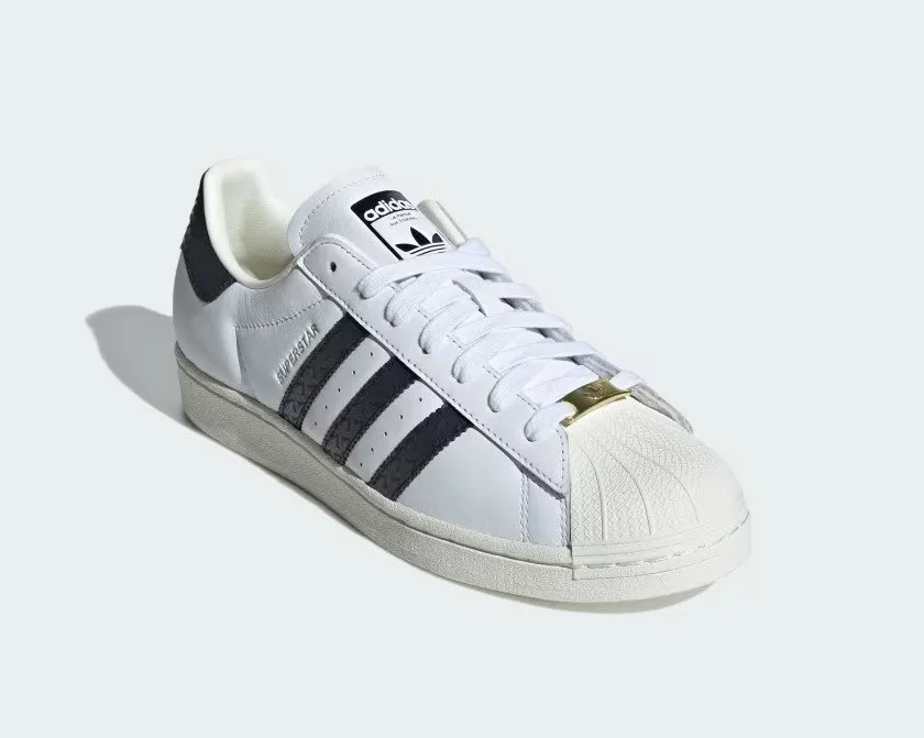 Adidas Superstar Cloud White Core Black Gold Metallic IF3637