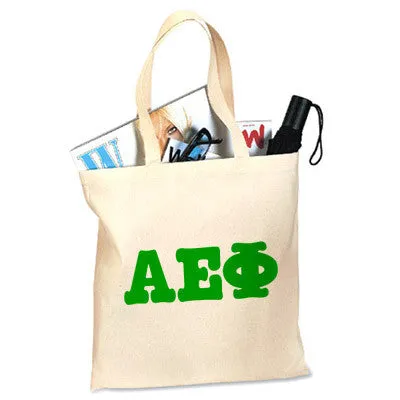 Alpha Epsilon Phi Budget Tote, Printed Letters - 825 - CAD