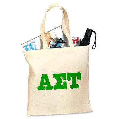 Alpha Sigma Tau Budget Tote, Printed Letters - 825 - CAD