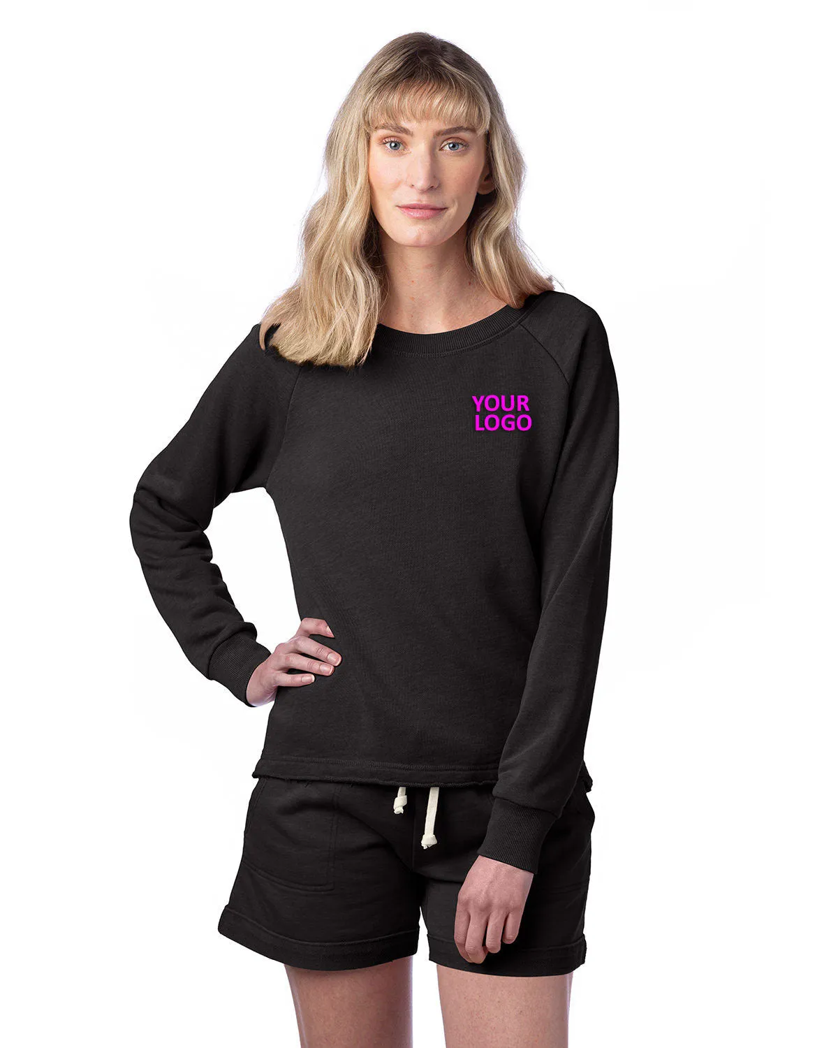 Alternative Ladies' Lazy Day Pullover, Black