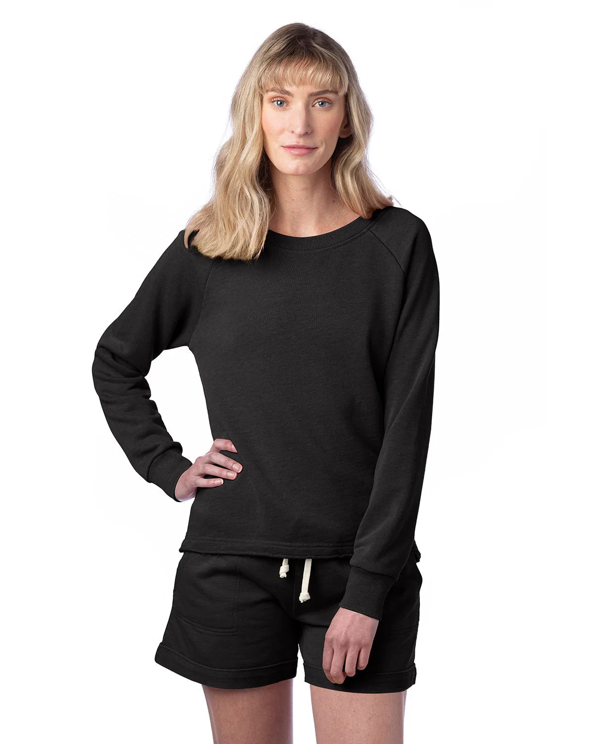 Alternative Ladies' Lazy Day Pullover, Black