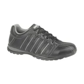 Amblers Safety Mens FS50 Leather Safety Trainers Black