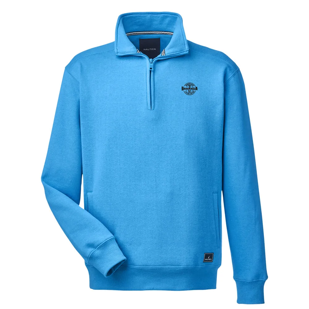 Authentic Blues Nautica Anchor 1/4 Zip Pullover (Men)