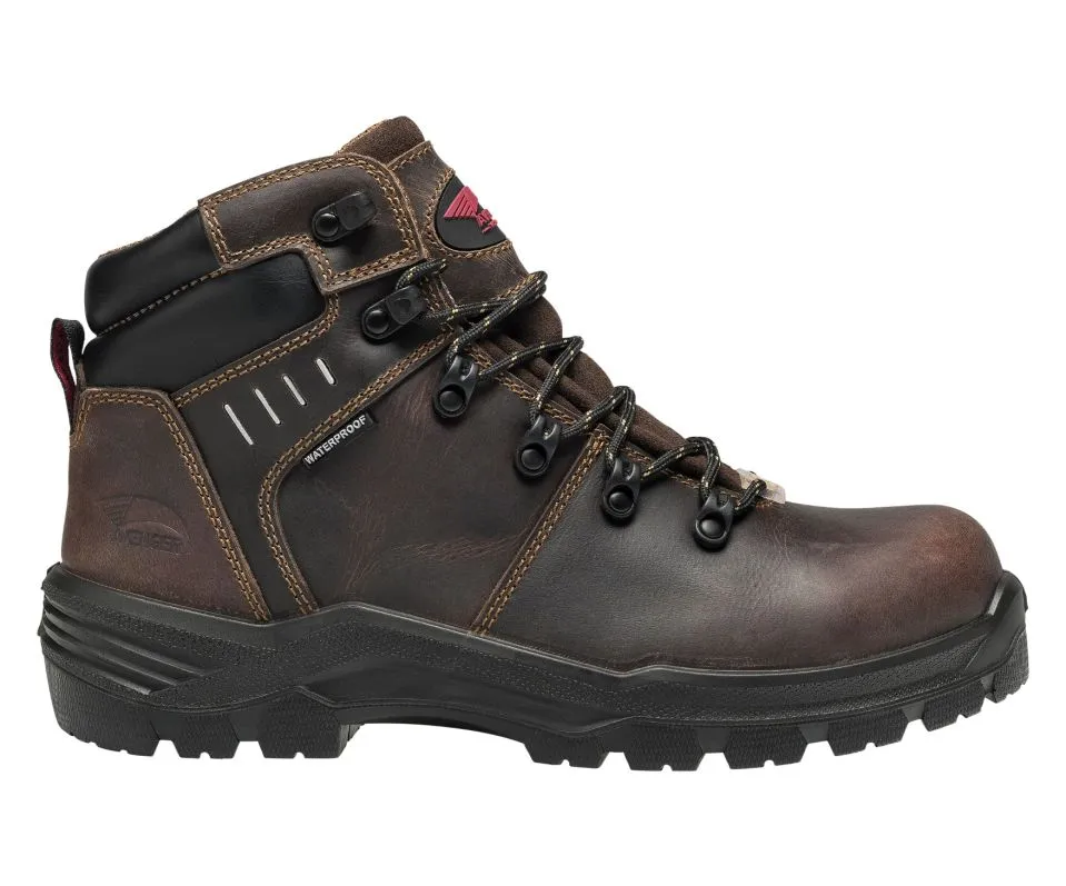 Avenger 7401 Foundation 6" Waterproof Carbon Nanofiber Toe Boot - Brown