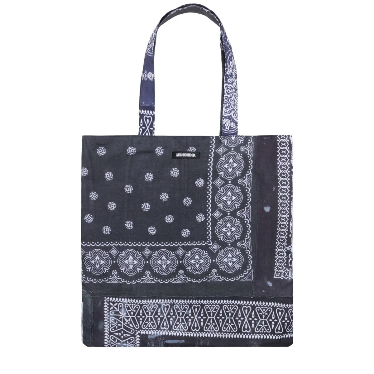 BANDANA CHOPPED TOTE / E-LUGGAGE Black x Navy