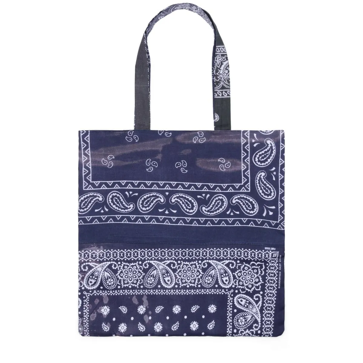 BANDANA CHOPPED TOTE / E-LUGGAGE Black x Navy