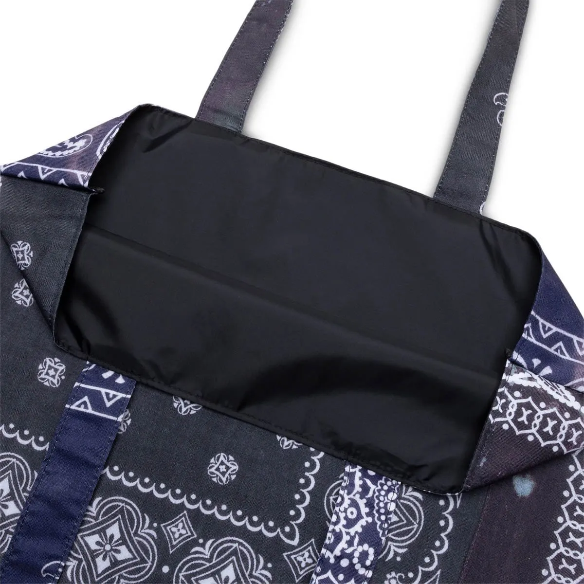 BANDANA CHOPPED TOTE / E-LUGGAGE Black x Navy