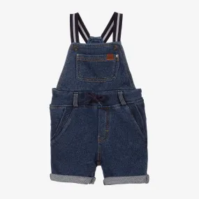 Blue Dungaree Shorts