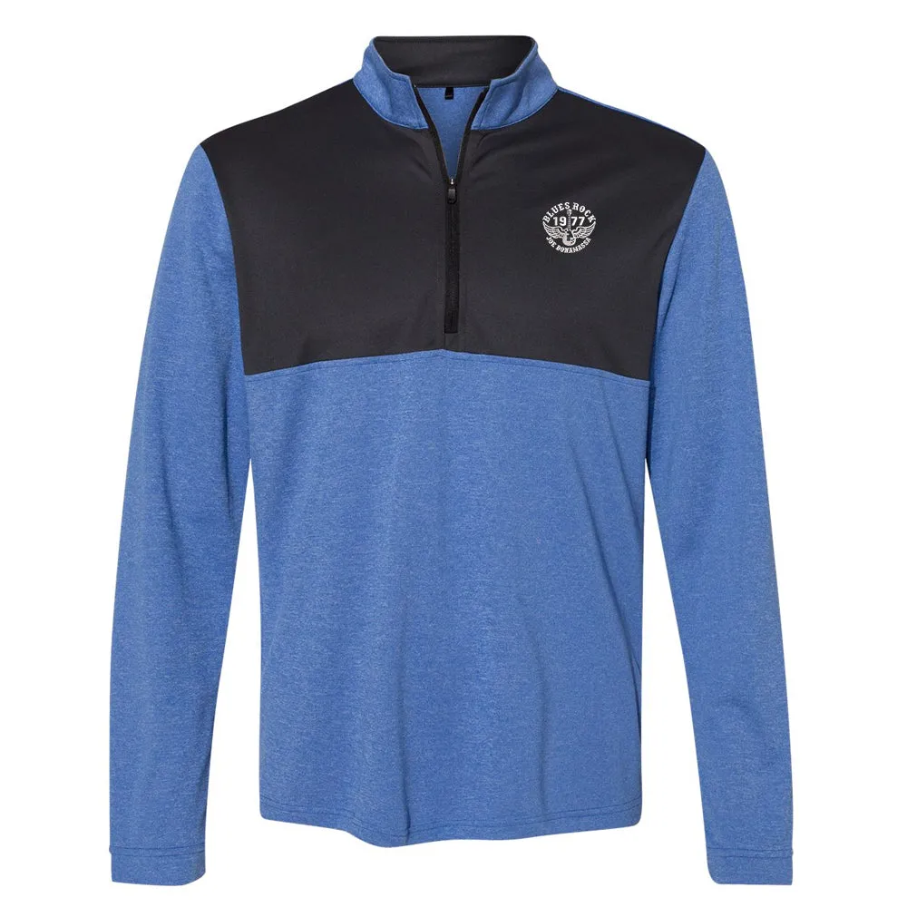 Blues Rock Adidas Lightweight 1/4 Zip Pullover (Men)