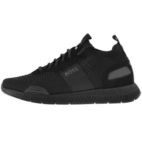 BOSS Titanium Runn Trainers Black