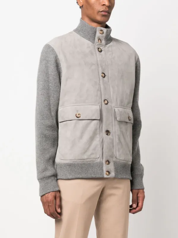 Brunello Cucinelli suede-cashmere jacket | Luxury and style at your fingertips