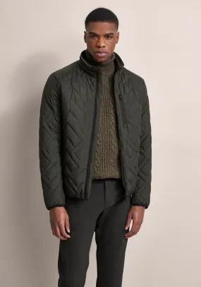 Bugatti Air Series Quilted Bomber Jacket, Olive Green