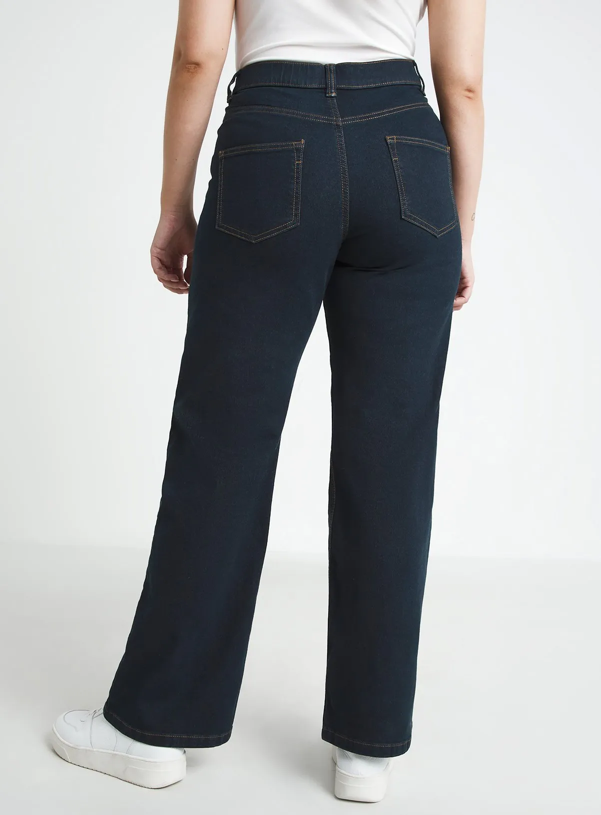 Buy SIMPLY BE 24/7 Indigo Wide Leg Jean 14 | Jeans | Tu