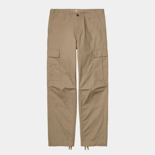 Carhartt WIP Regular Cargo Pant Leather ,100% Cotton 'Columbia' Ripstop, 6.5 oz