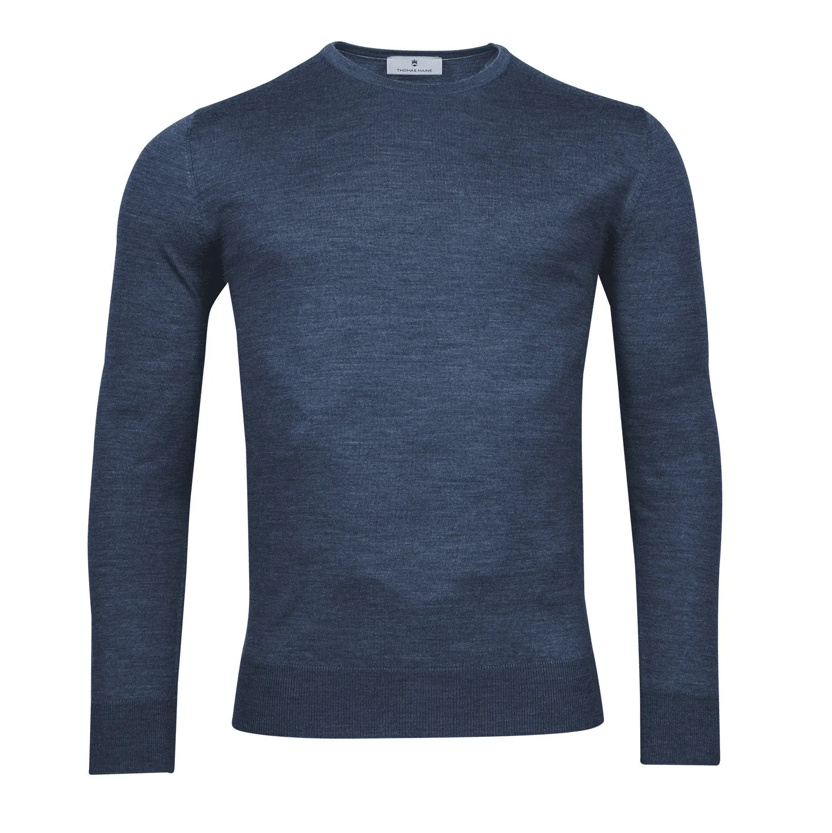 Cashmere Crew Neck Pullover Blue