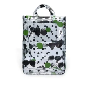 CDG Beatles Big PVC Apple & Dot Tote  VB-K201 Transparent