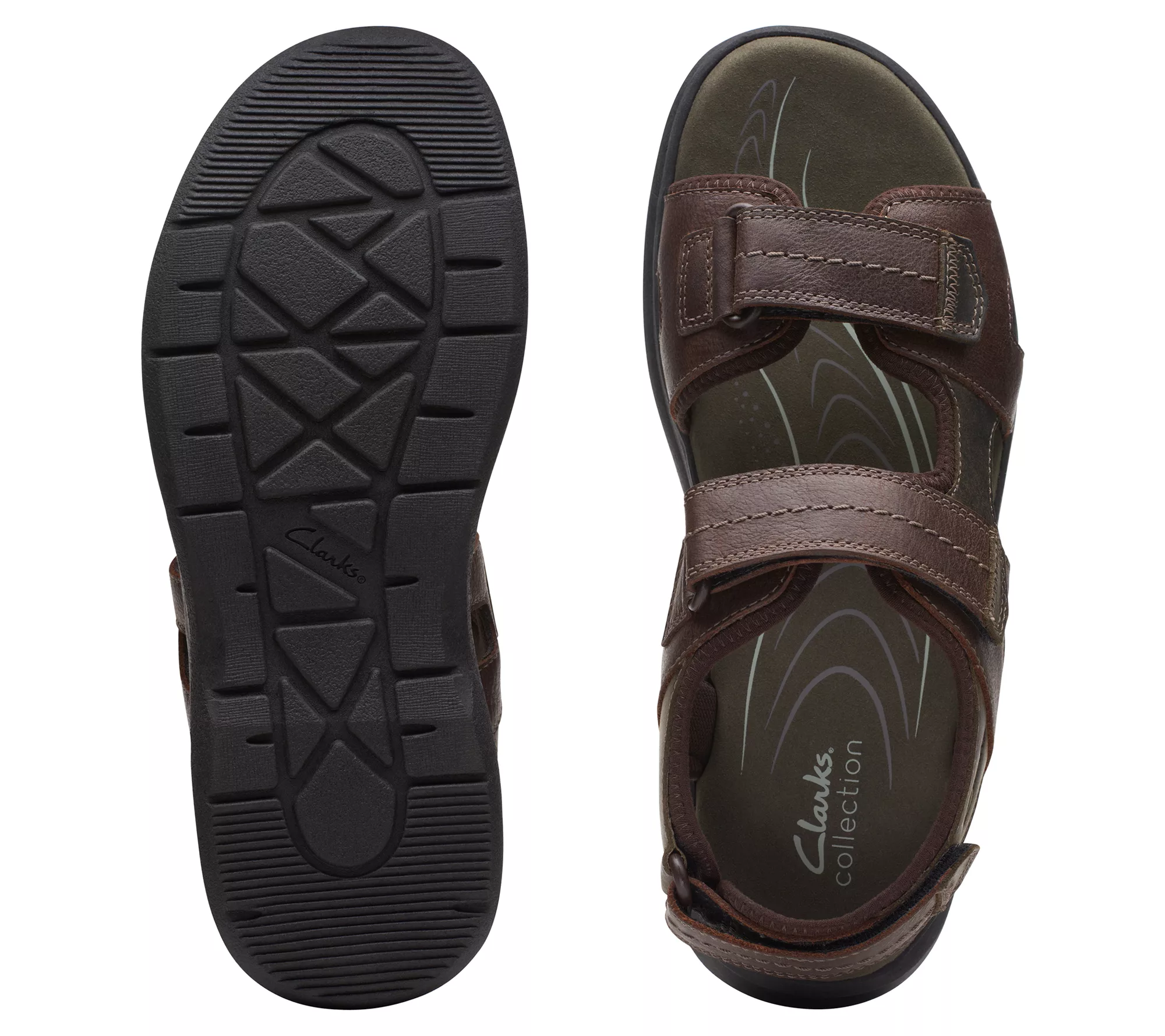 Clarks Collection Leather Men's Sandal - Walkfo rd Walk