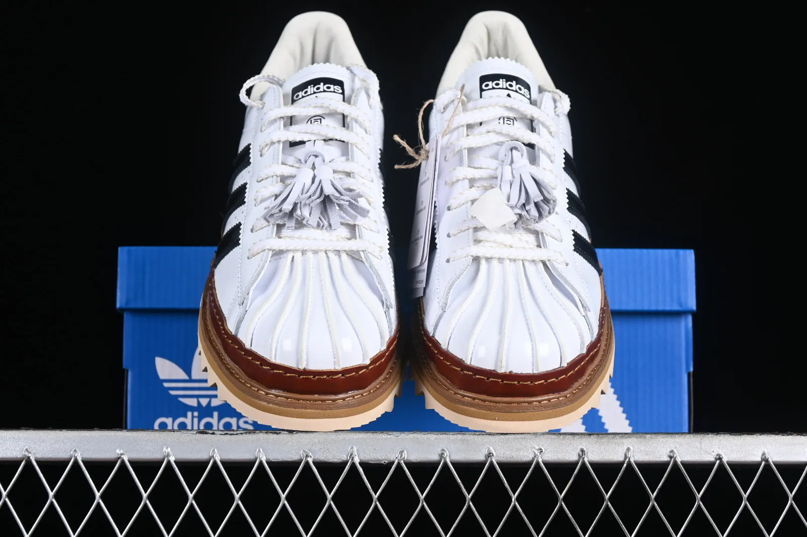 CLOT x Adidas Superstar By Edison Chen White Crystal Sand Core Black IH3132