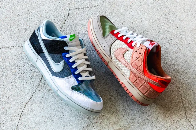 Clot x nike dunk low what the