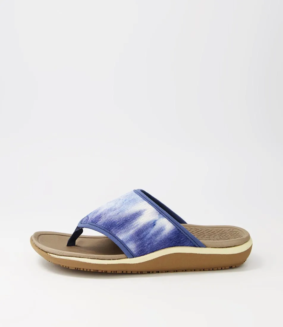 COLORADO Haris Denim Tie Dye Textile Sandals