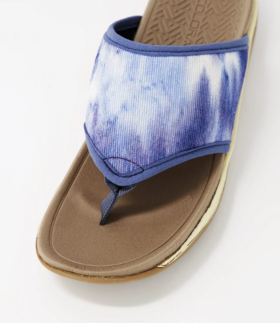 COLORADO Haris Denim Tie Dye Textile Sandals