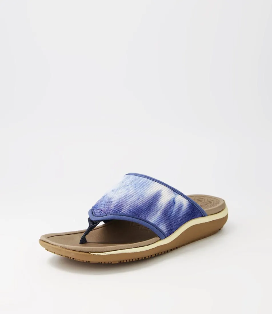 COLORADO Haris Denim Tie Dye Textile Sandals