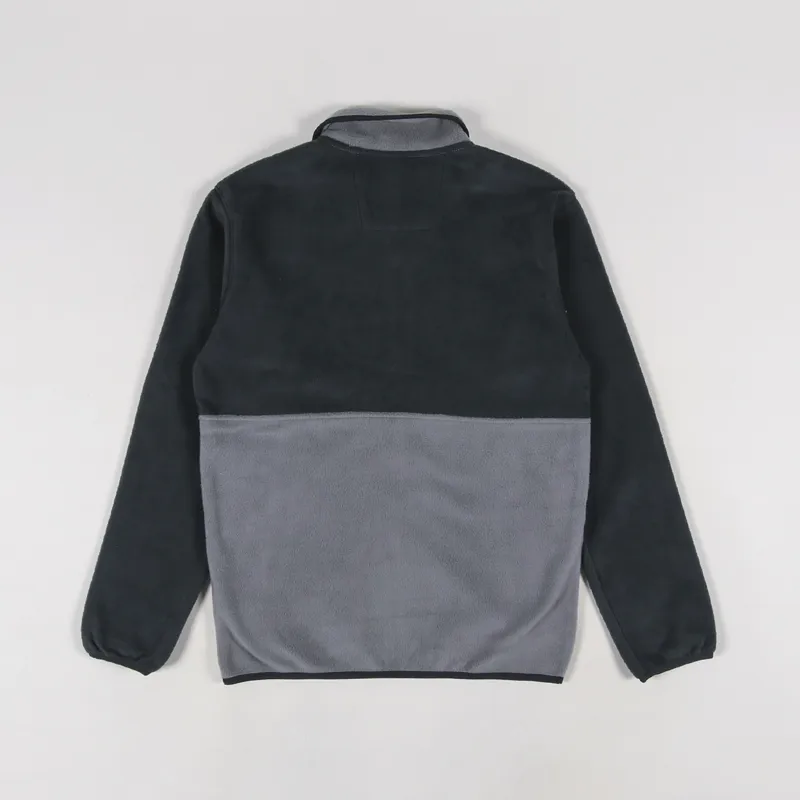 Columbia Back Bowl Fleece Lightweight Black Grey White