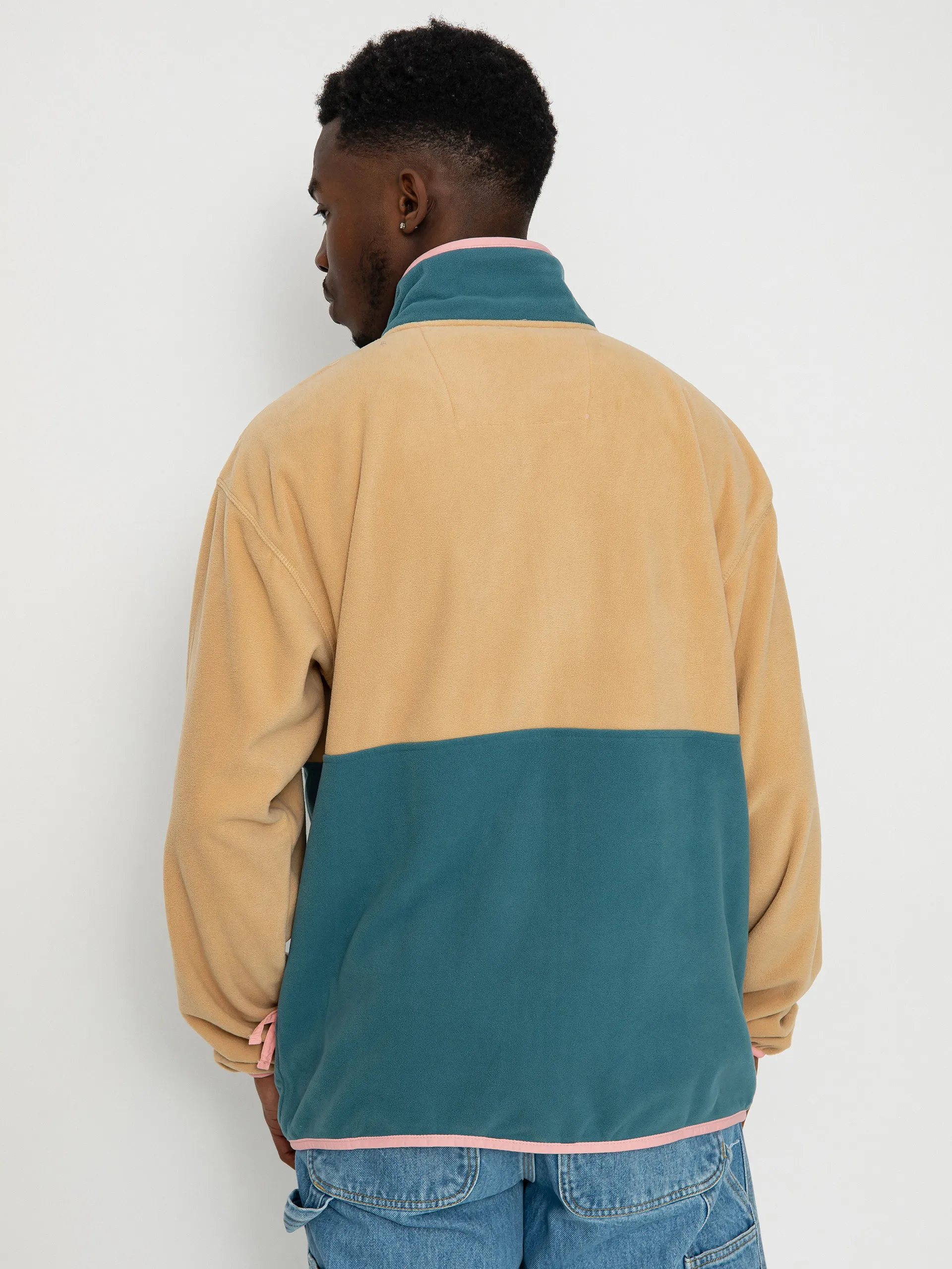 Columbia Back Bowl Lightweight Fleece  (canoe/cloudburst/salmon rose)