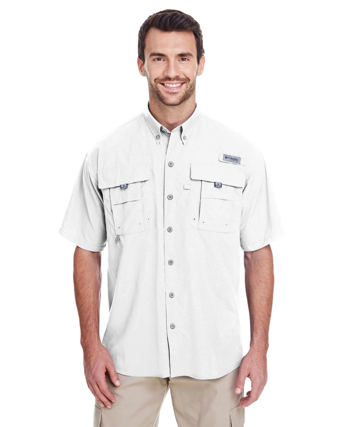 Columbia Bahama Ii Short Sleeve Shirt 7047 White