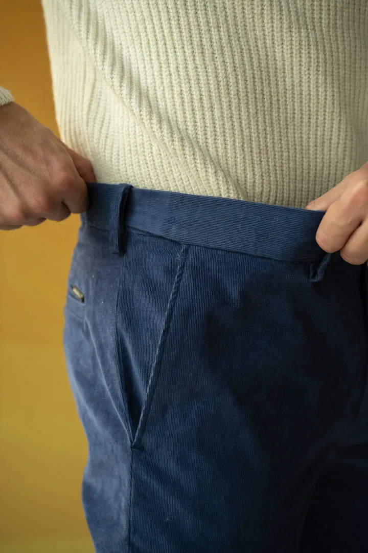 Columbia Blue Corduroy Stretch Pants