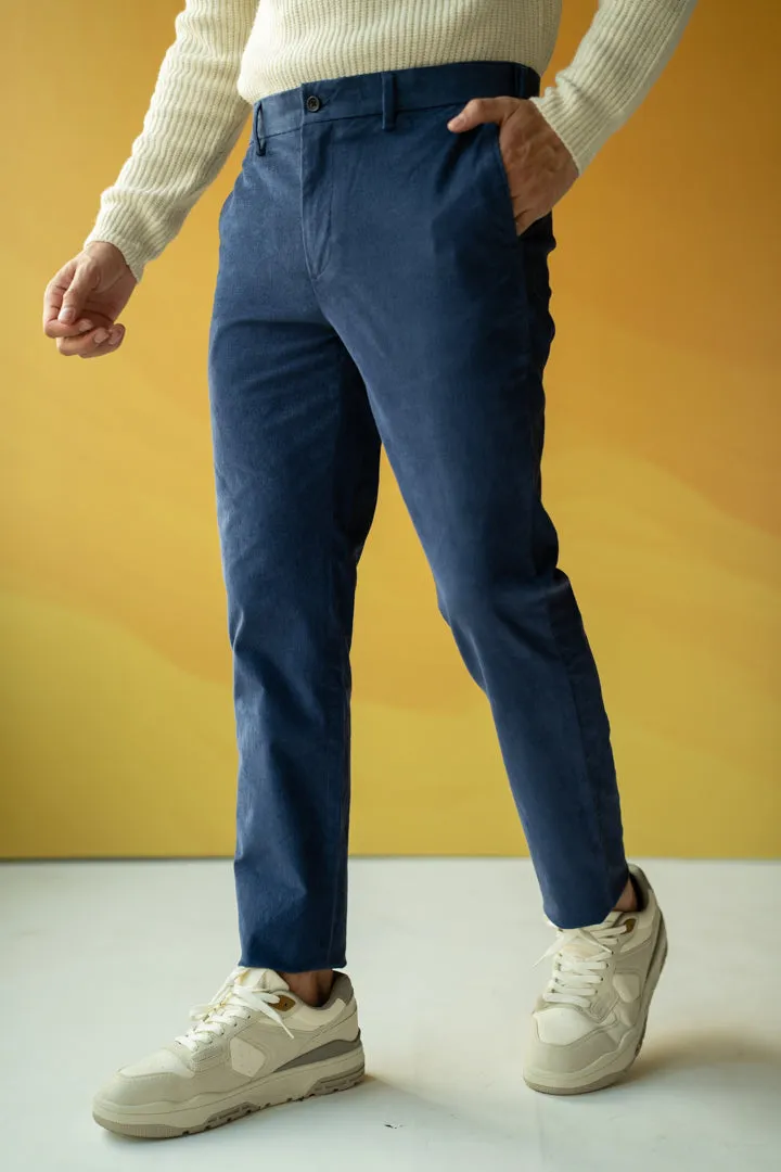 Columbia Blue Corduroy Stretch Pants