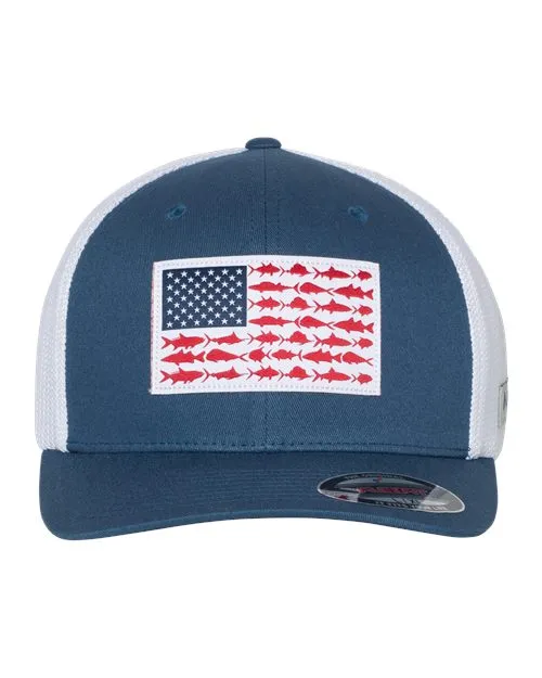 Columbia  PFG Fish Flag Mesh Flexfit Cap