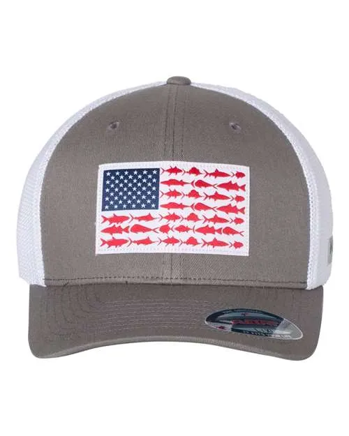 Columbia  PFG Fish Flag Mesh Flexfit Cap