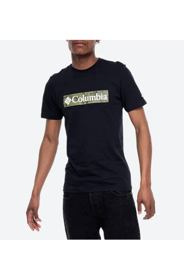 Columbia Rapid Box Logo Tee Military