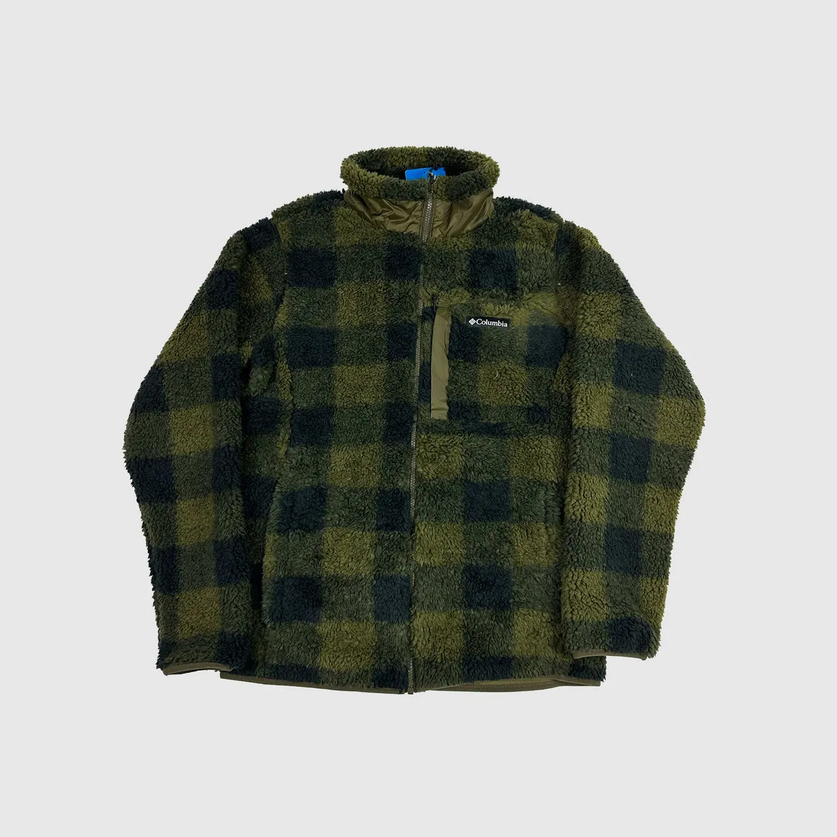 Columbia Winter Pass Print Fleece - Olive Green Check