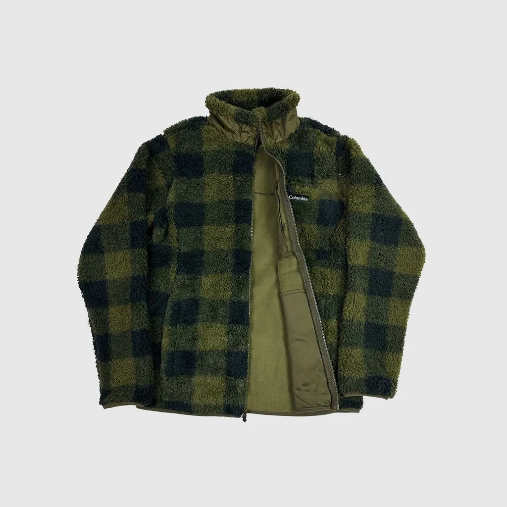 Columbia Winter Pass Print Fleece - Olive Green Check